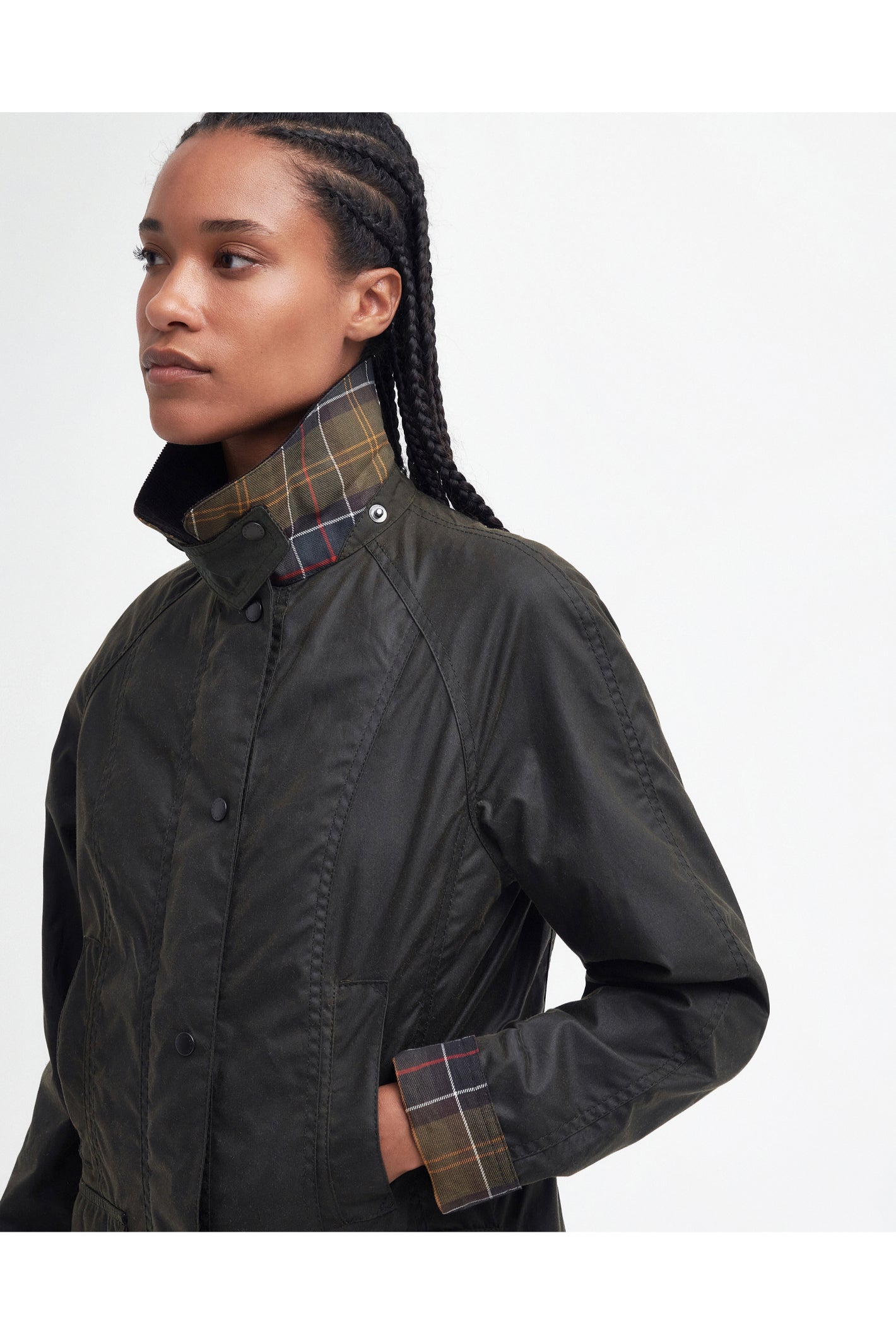 Barbour Classic Beadnell Wax Jacket Olive LWX0668