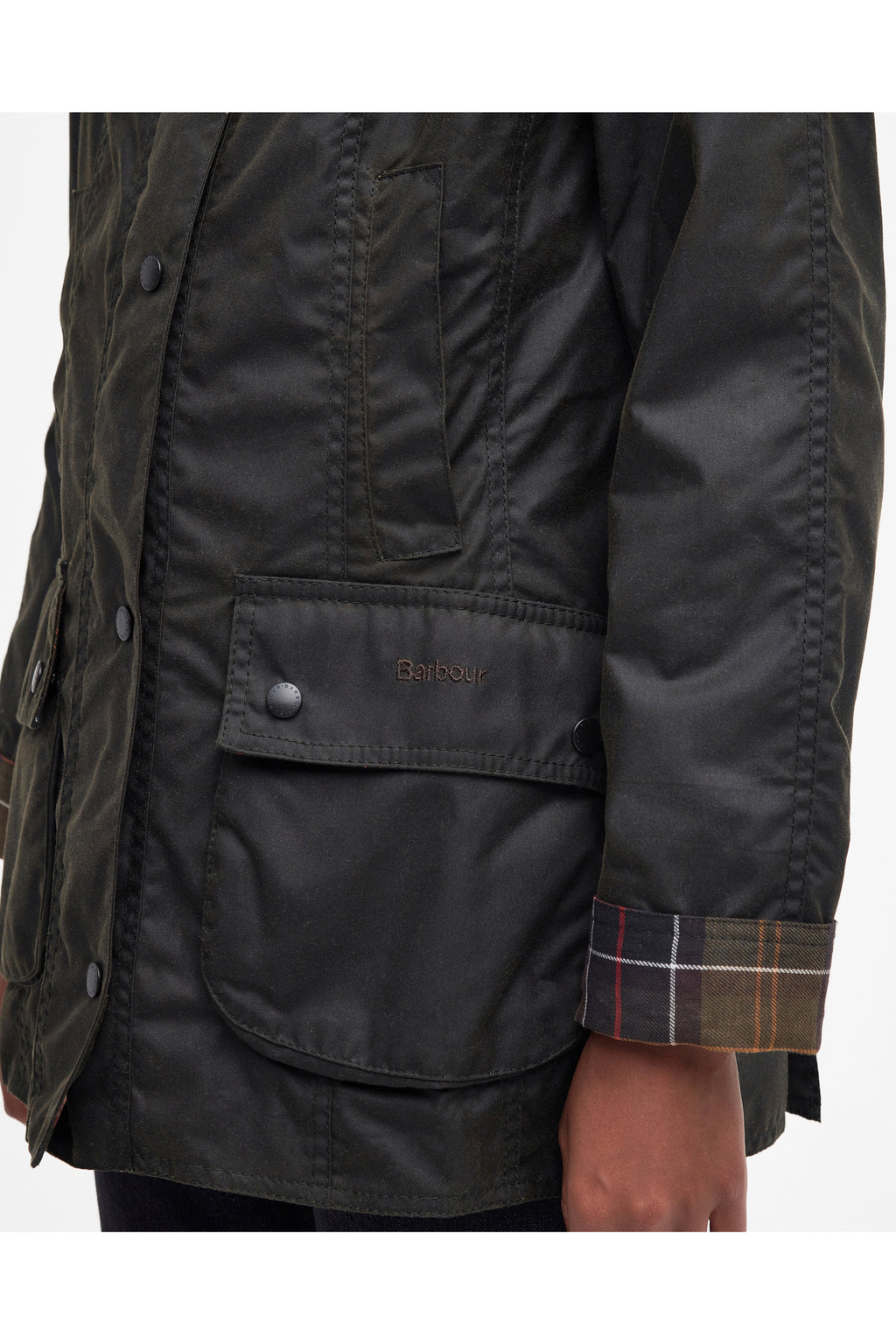 Barbour Classic Beadnell Wax Jacket Olive LWX0668