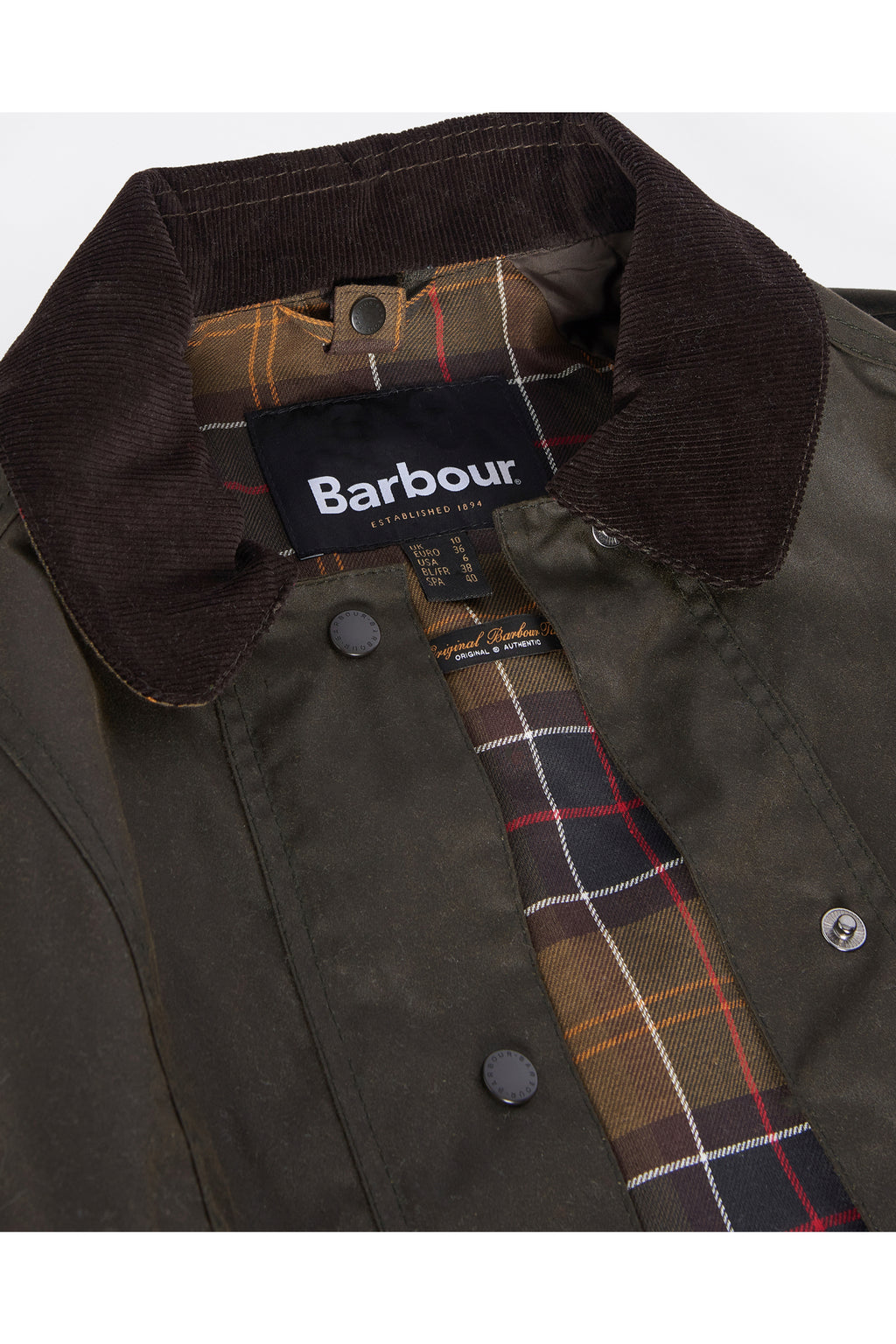 Barbour Classic Beadnell Wax Jacket Olive LWX0668