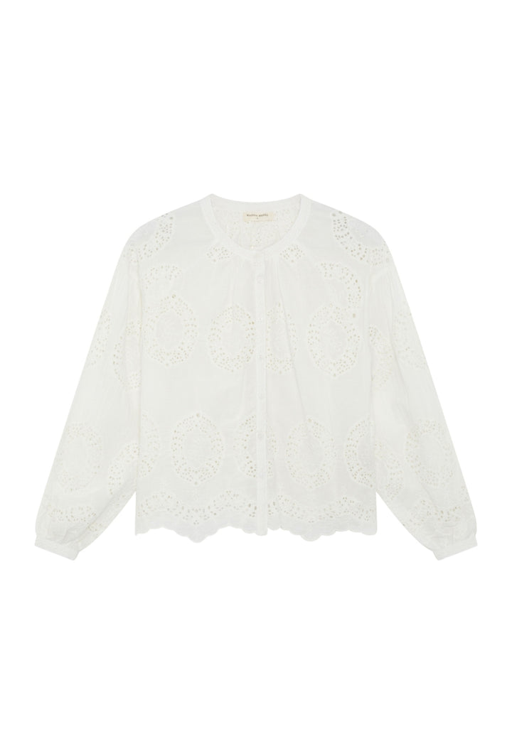 Maison Hotel Bath Rose Margaret Blouse Off White Dotique
