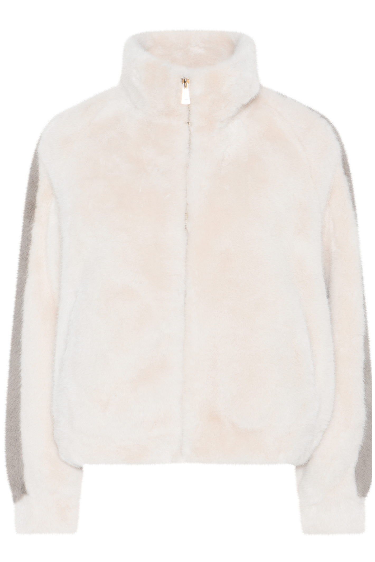Shop the MICHA Cream Faux Fur Zip Jacket at Dotique. A soft cream faux fur jacket with a high neck and zip fastening, perfect for everyday winter layering.