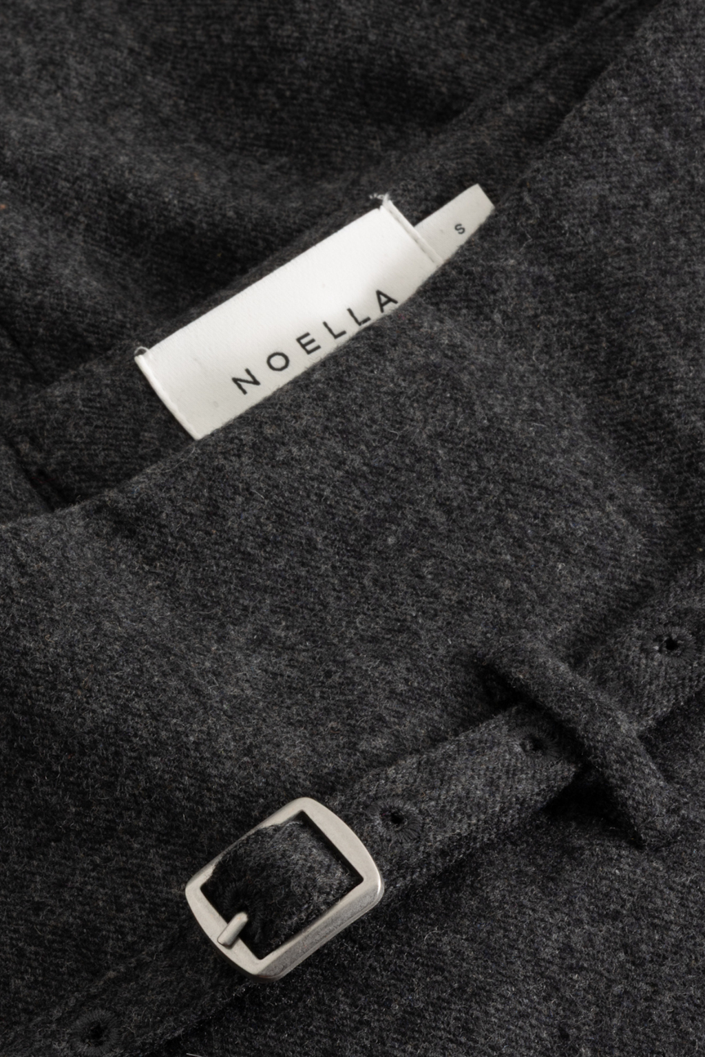 The Noella N-Madena Skirt in Dark Grey Melange is a modern take on classic Highland Romance styling.Shop Noella at Dotique.