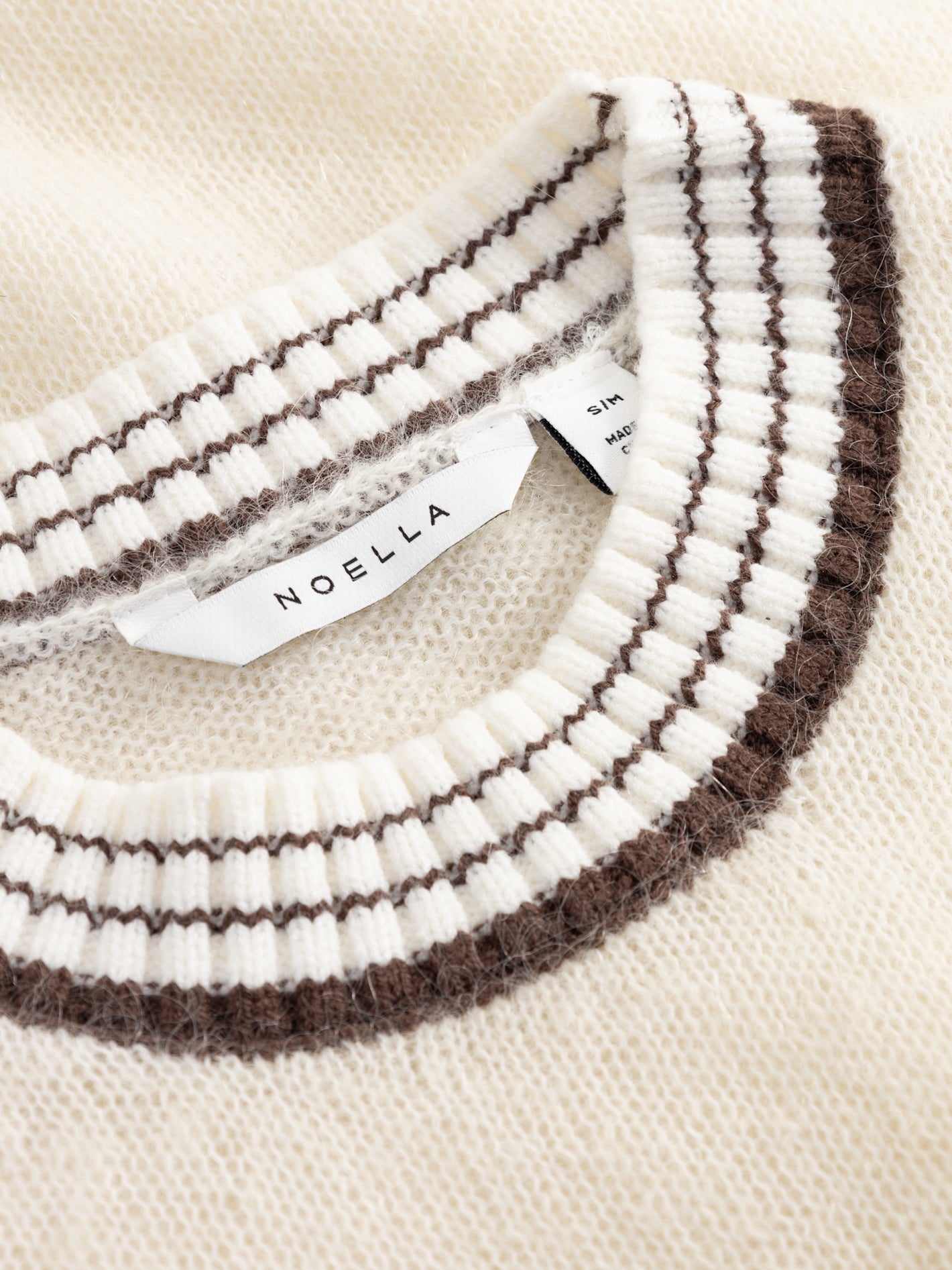 Noella N-Marthy Knit Ivory Brown