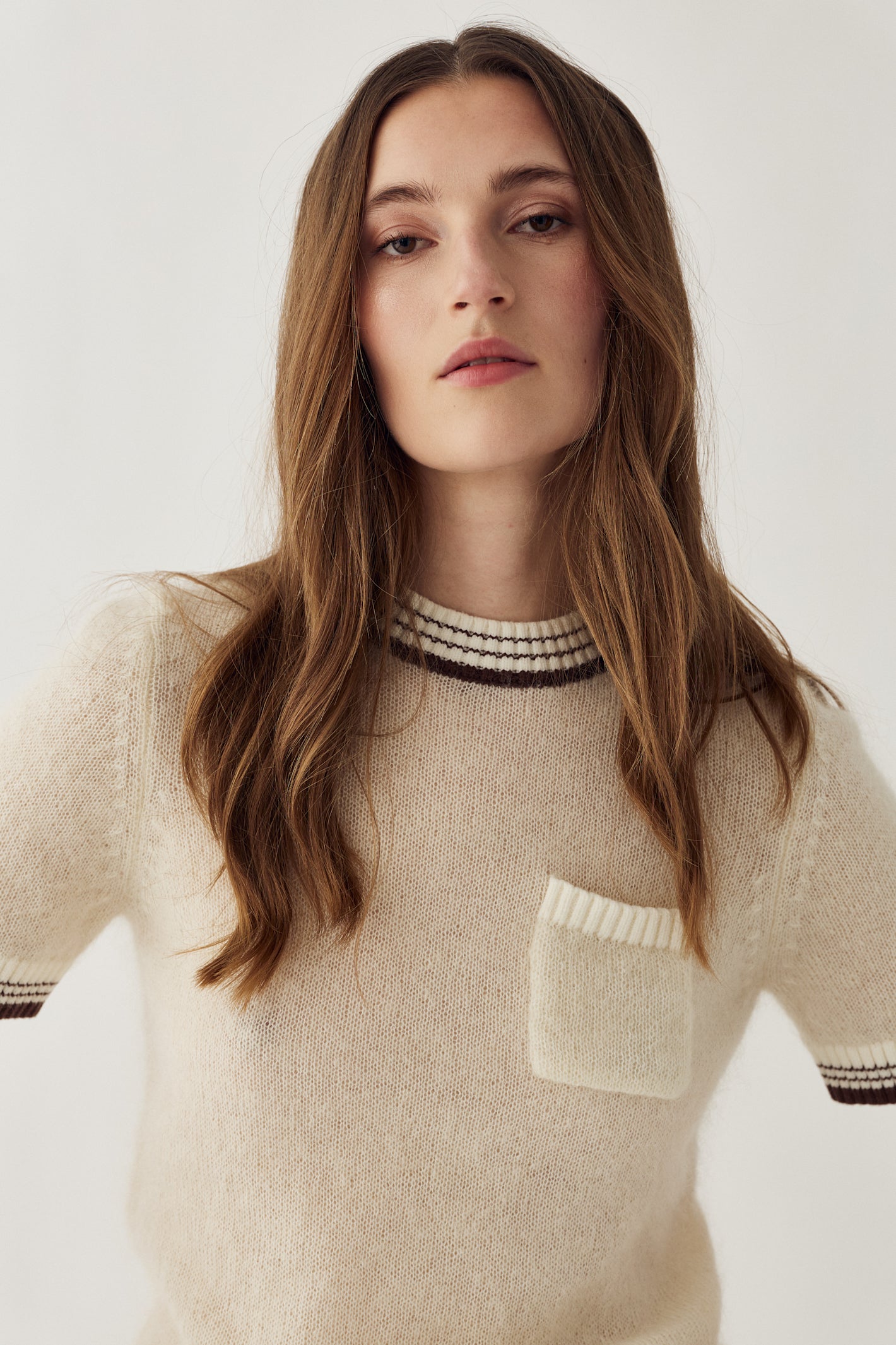 Noella N-Marthy Knit Ivory Brown