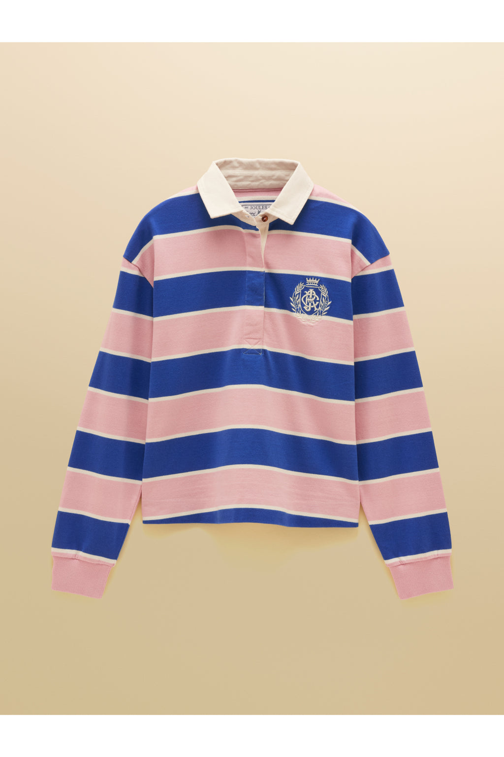 Joules Lara Pink/Blue Stripe Top by Joules. Shop Joules at Dotique