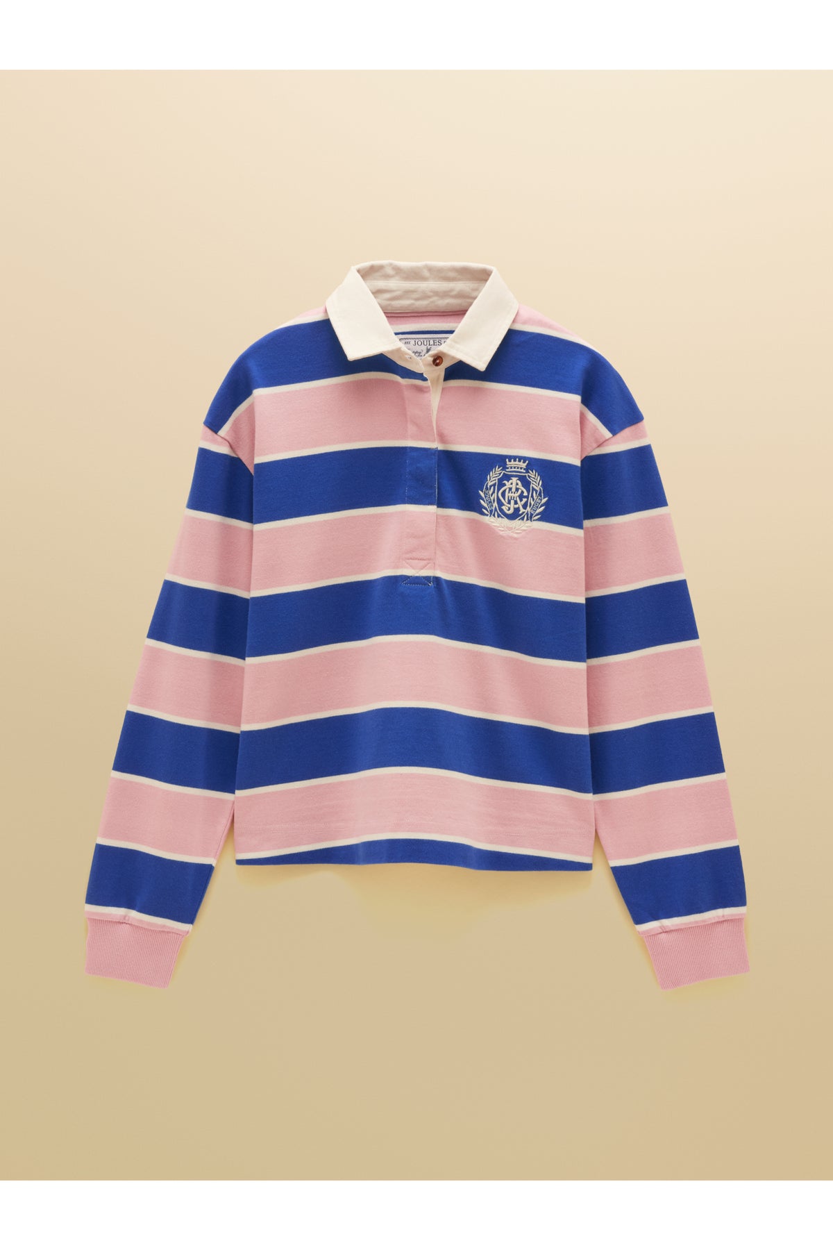 Joules Lara Pink/Blue Stripe Top by Joules. Shop Joules at Dotique