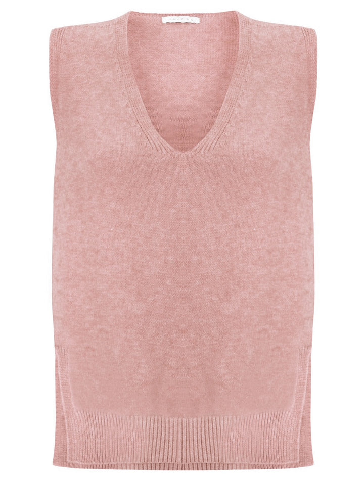 Amazing Woman Pixie V Neck Knitted Tank Jumper (Various Colours)