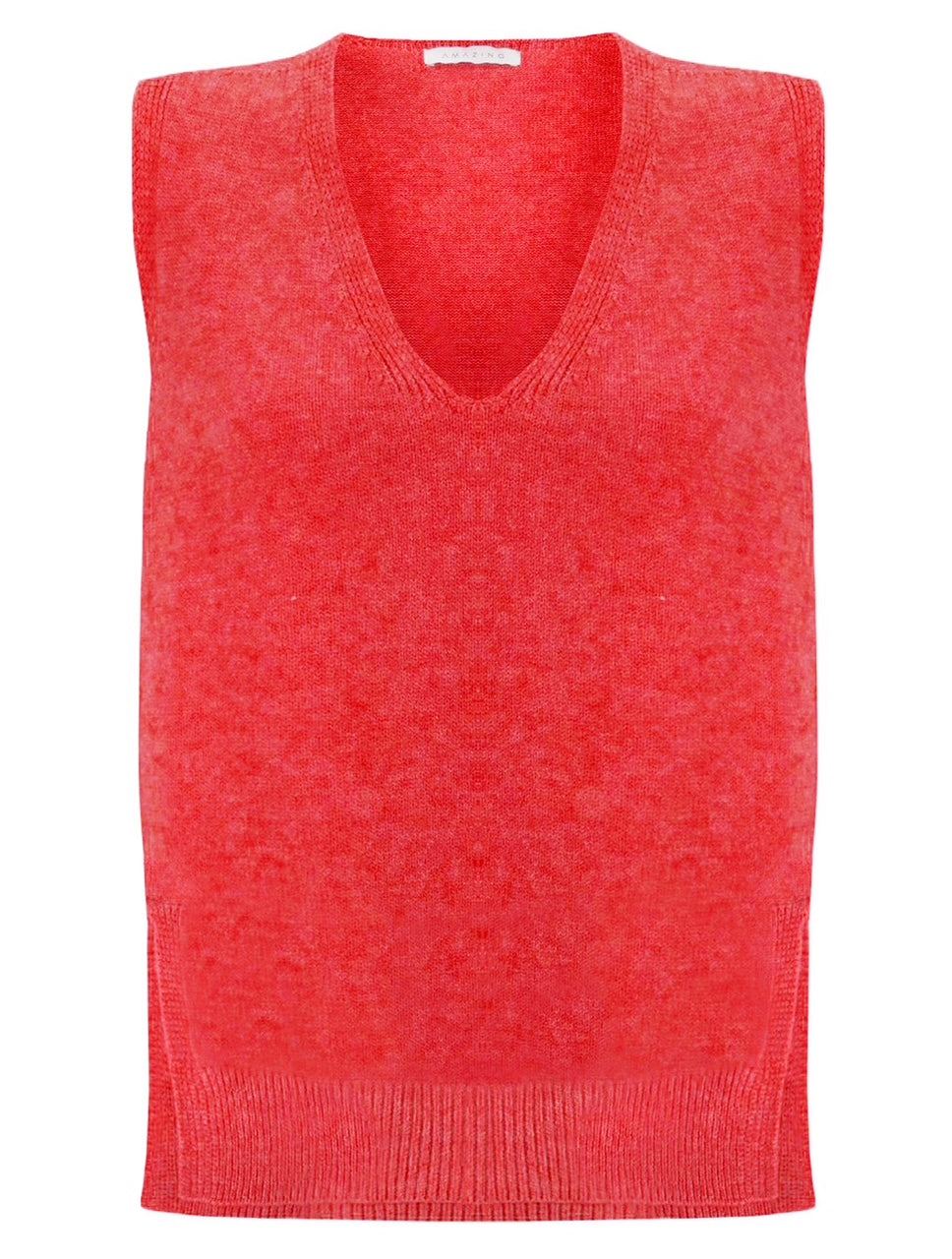 Amazing Woman Pixie V Neck Knitted Tank Jumper (Various Colours)