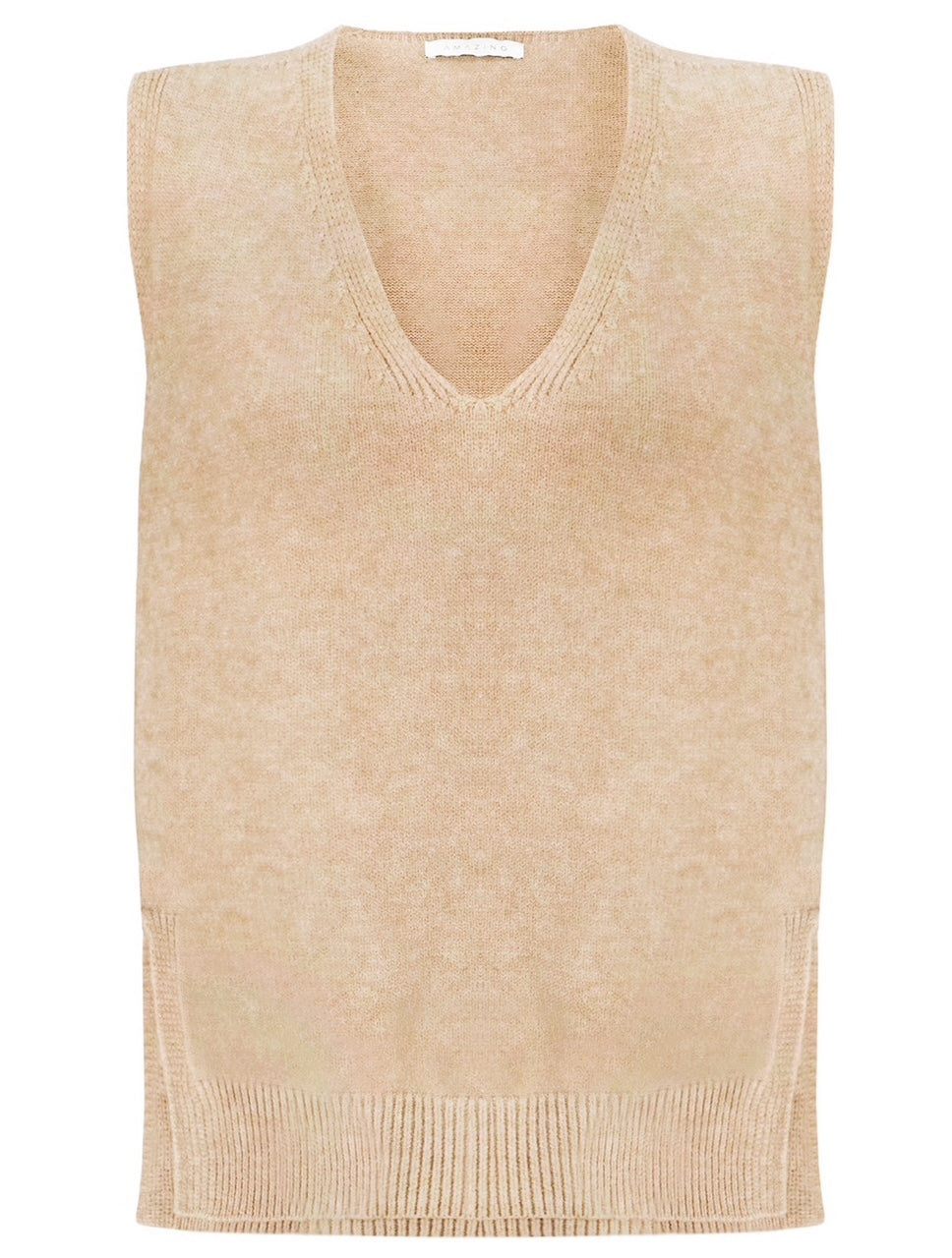 Amazing Woman Pixie V Neck Knitted Tank Jumper (Various Colours)