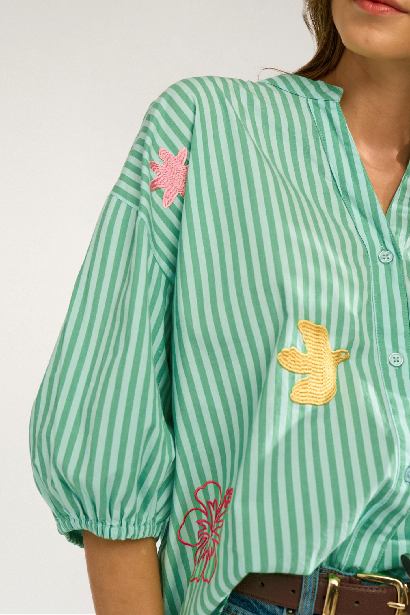 Numph 706842 Nuseanne Shirt Absinthe Green