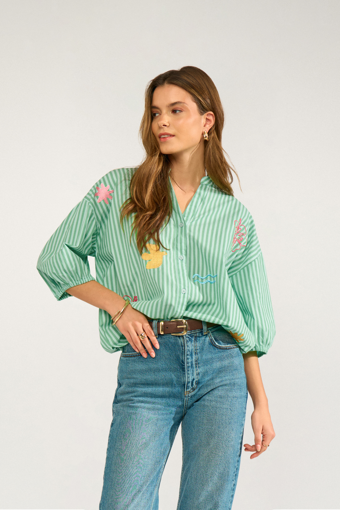 Numph 706842 Nuseanne Shirt Absinthe Green