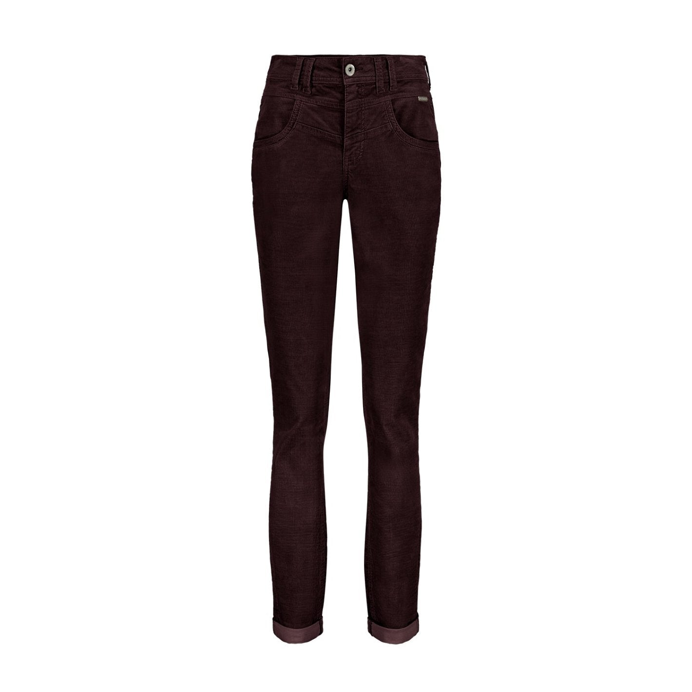 Red button jeans jurk hotsell