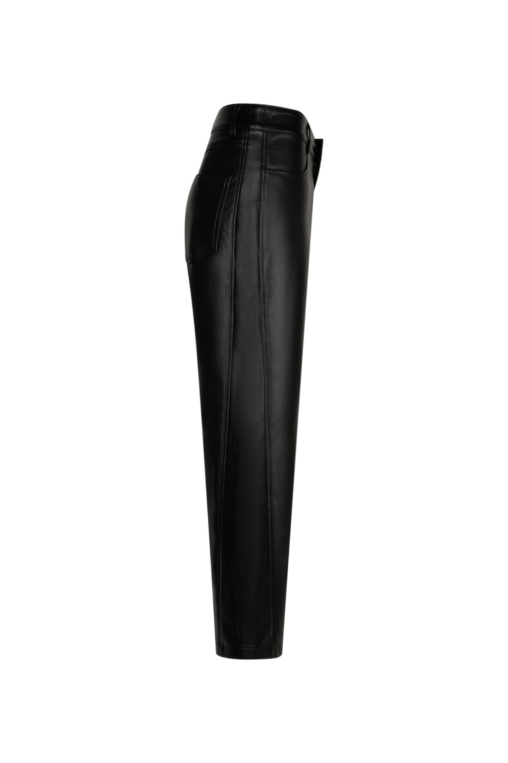 Red Button SRB5079 Caitlina Faux Leather Trousers Black L28