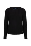 Red Button SRB5162 Top Fine Knit Black