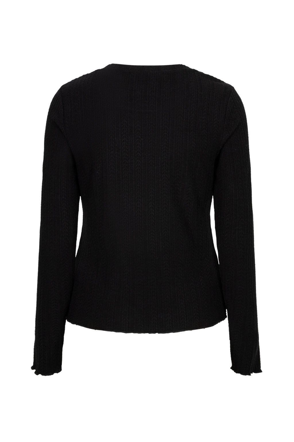 Red Button SRB5162 Top Fine Knit Black