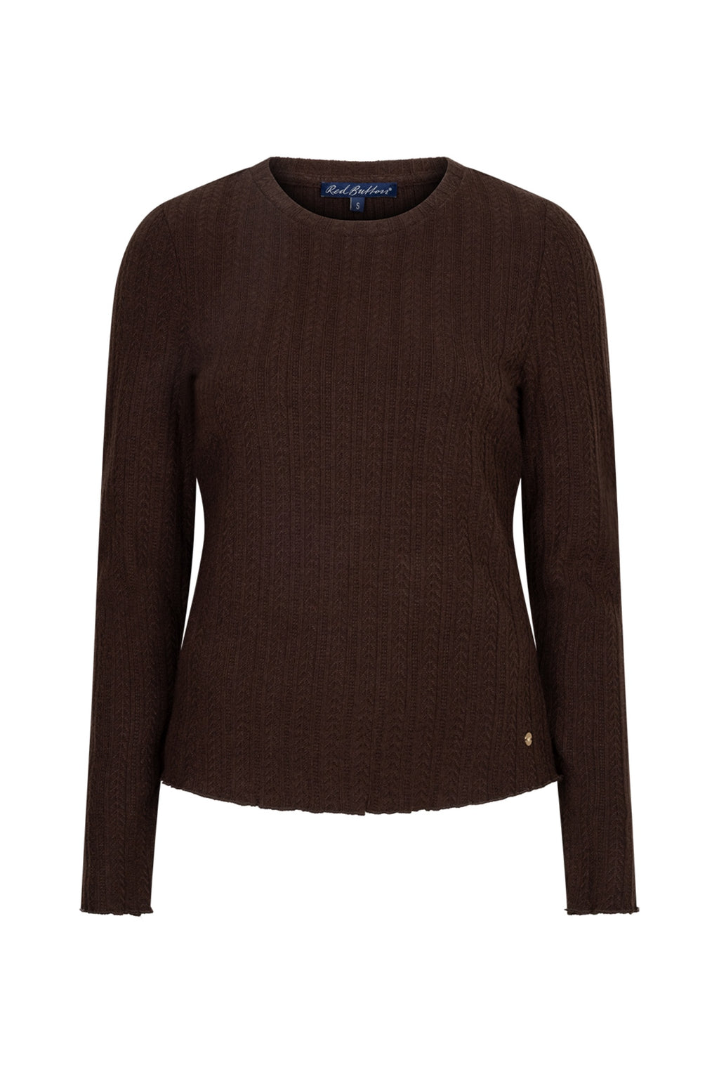 Red Button SRB5162 Top Fine Knit Espresso