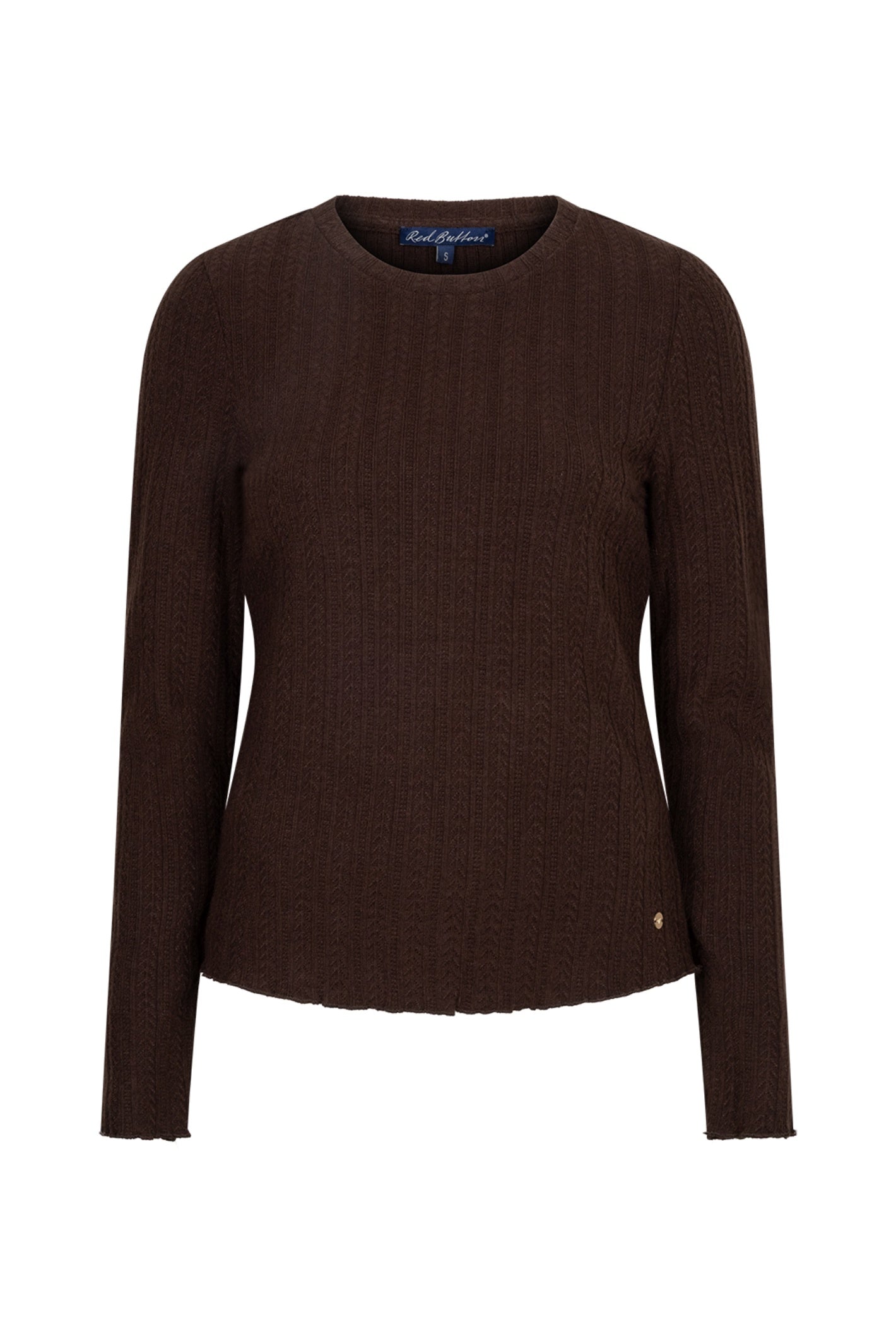 Red Button SRB5162 Top Fine Knit Espresso