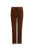 Red Button SRB5163 Stella Velvet Trousers Cognac