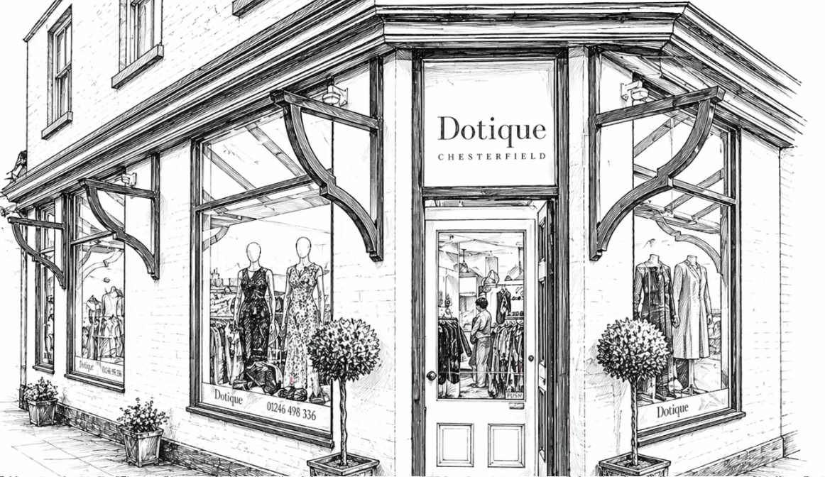 Chesterfield shopfront illustration
