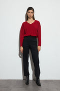 Shop the Tinta 4028302 Seia26 Women's Trousers in Black at Dotique. Comfortable pull-on trousers with a flattering tapered leg, perfect for effortless everyday and workwear styling.