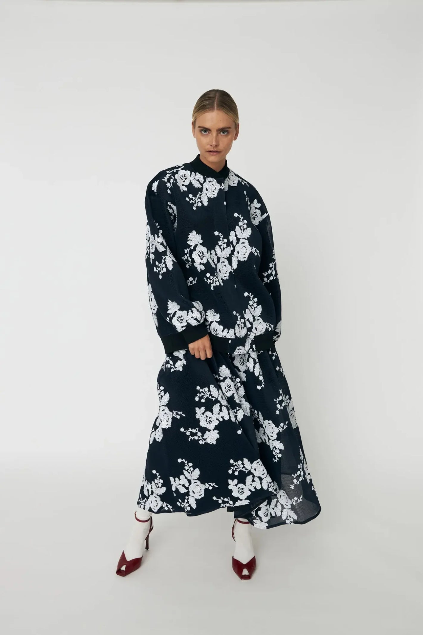 Stella Nova Oversized Floral Print Set styled in gallery position 1 Shop Stella Nova at Dotique