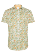 A Fish Named Fred 31.053 Short Sleeve Men's Shirt Citrus - Light Green - Dotique