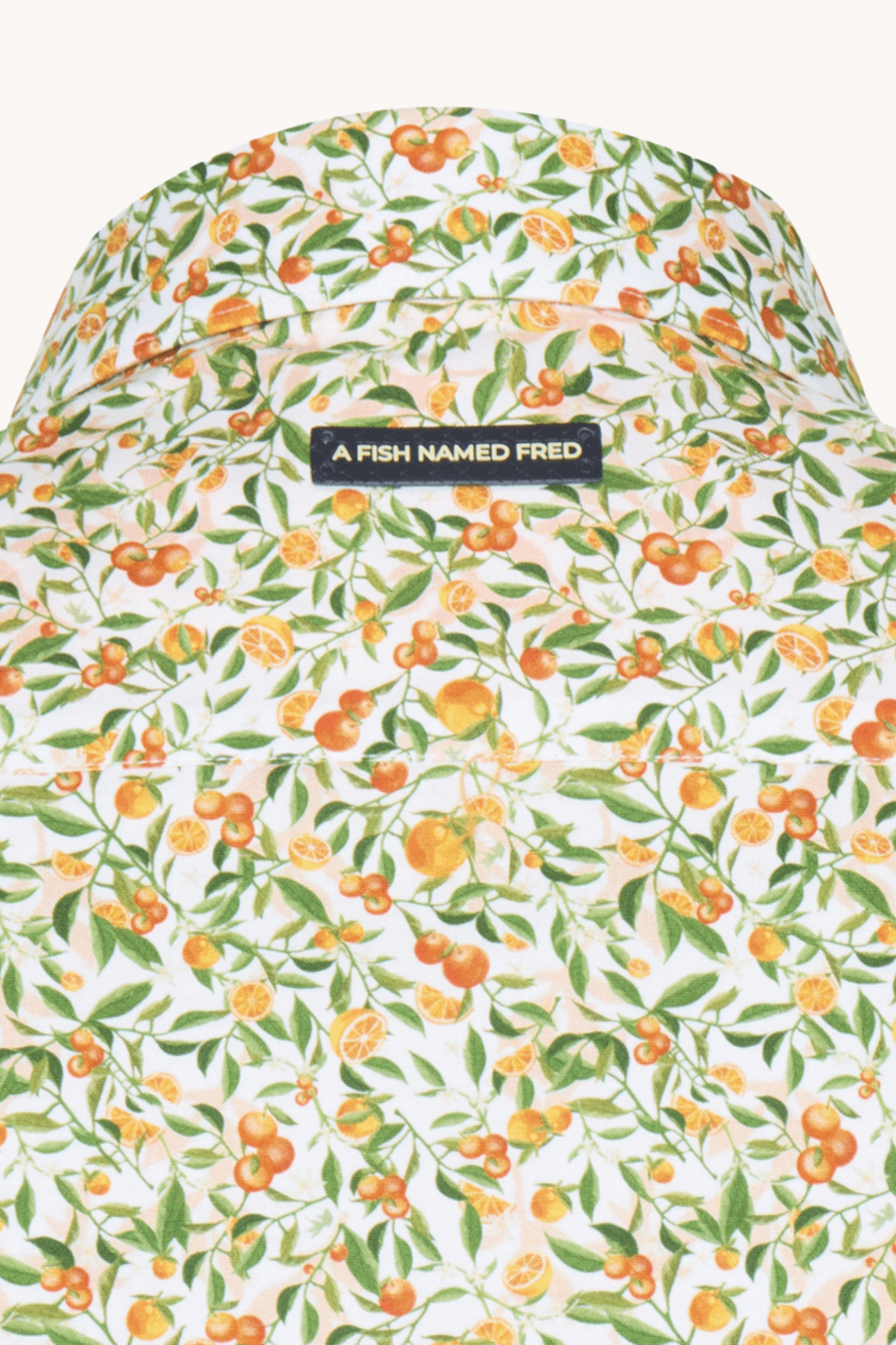 A Fish Named Fred 31.053 Short Sleeve Men's Shirt Citrus - Light Green - Dotique