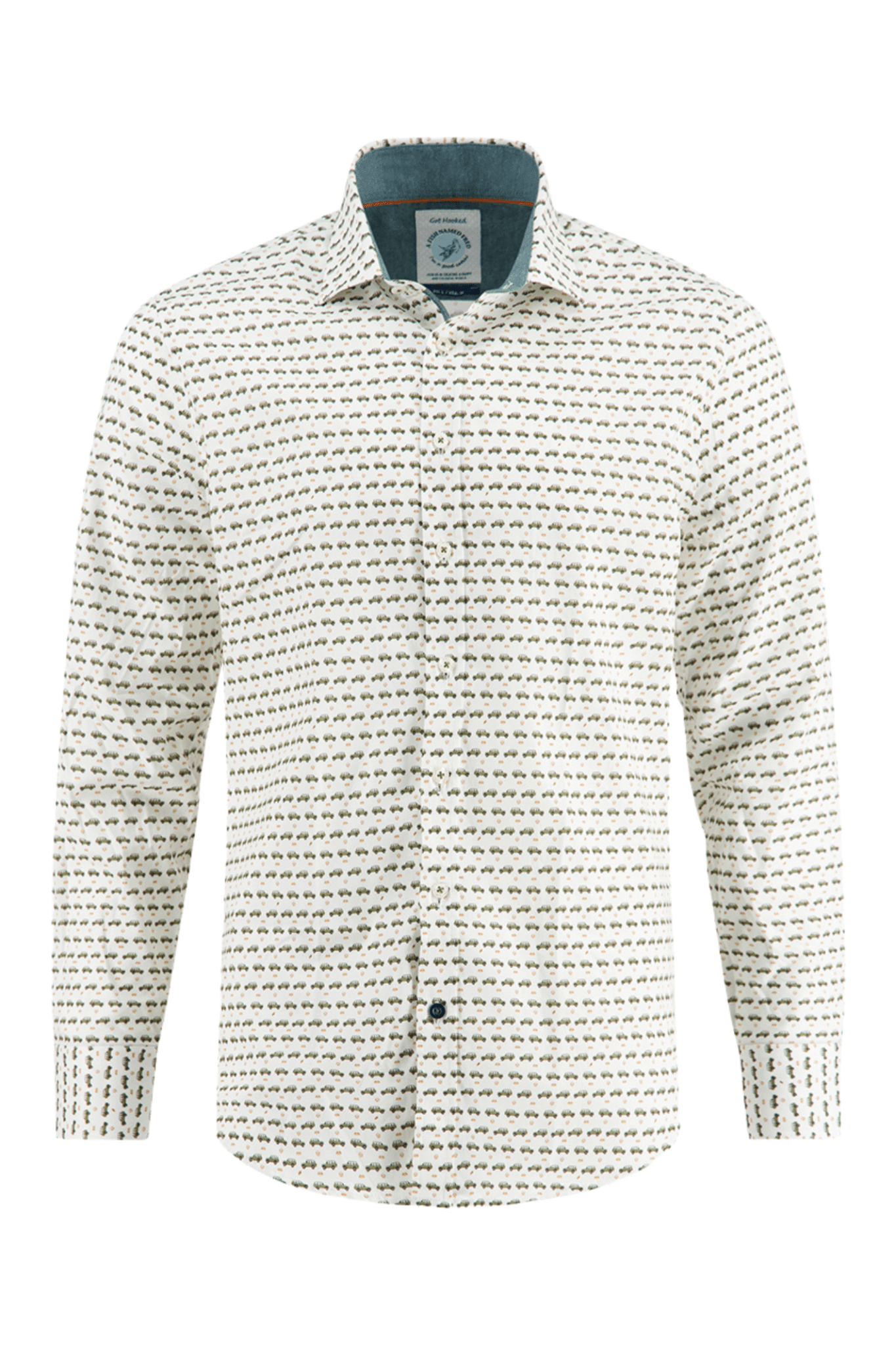 A Fish Named Fred 32.005 Men's Shirt Wagon Off-White