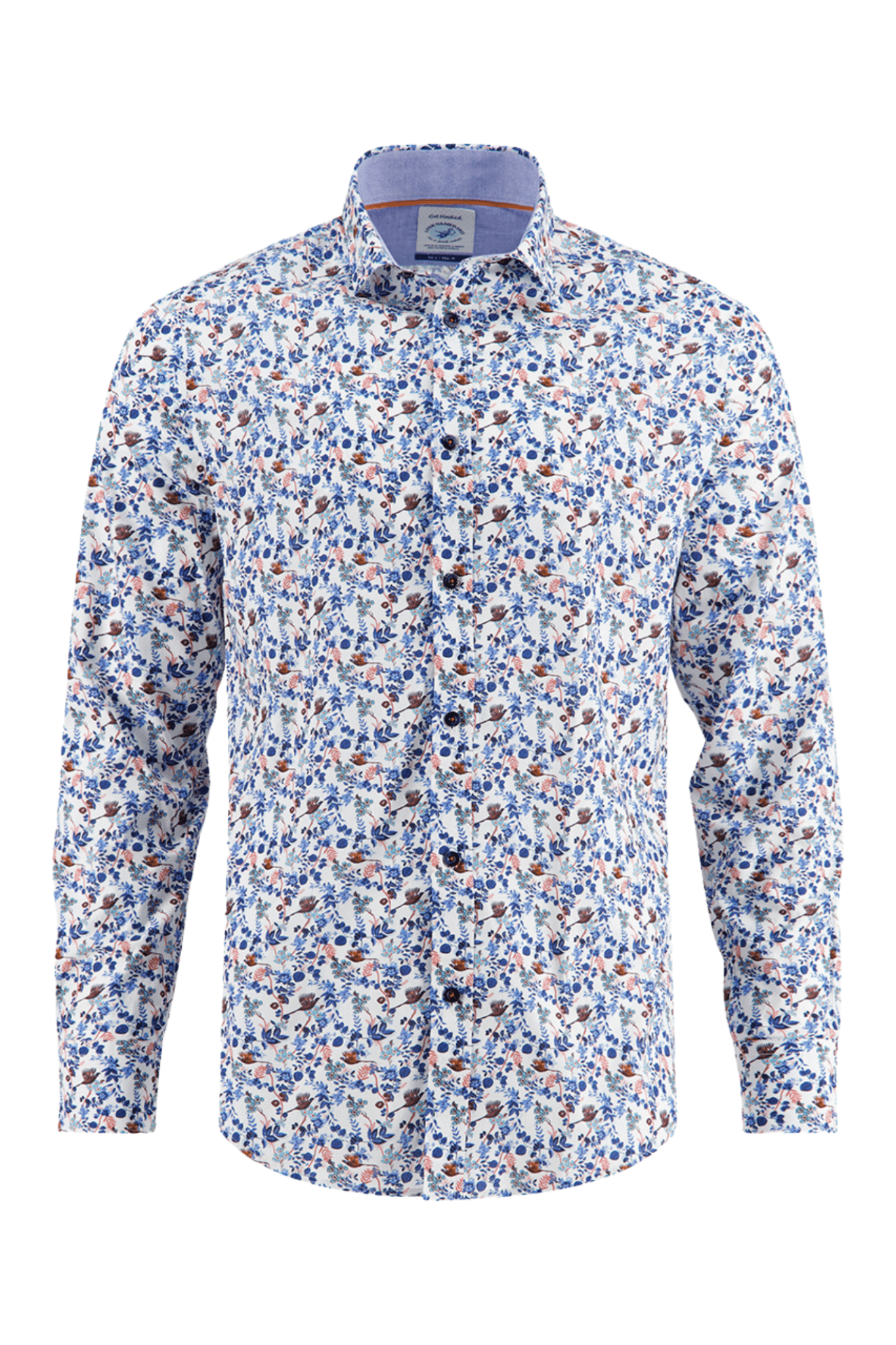 A Fish Named Fred 32.014 Men's Shirt Pheasant Multicolor Blue. Shop now at Dotique