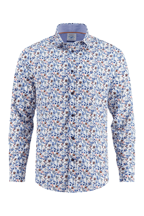A Fish Named Fred 32.014 Men's Shirt Pheasant Multicolor Blue. Shop now at Dotique