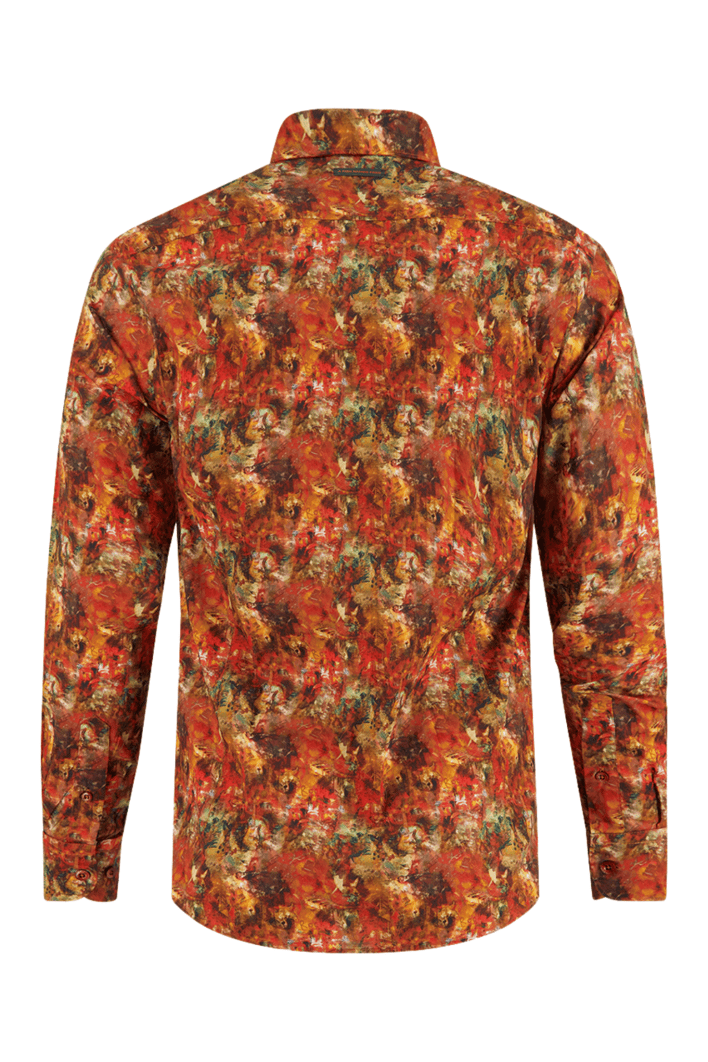 A Fish Named Fred 32.018 Men's Shirt Musical Mess Burnt Orange