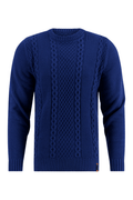 A Fish Named Fred 32.501 Men's Pullover Cable Classic Blue