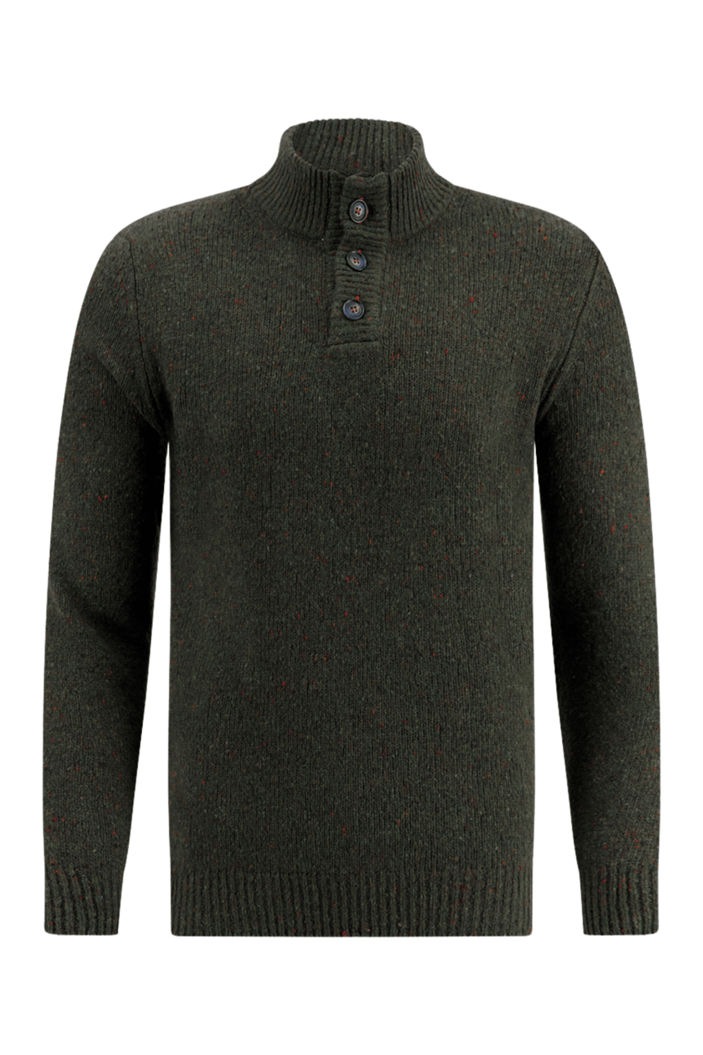 A Fish Named Fred 32.504 Men's Jumper Knitted Hedge Green. Shop now at Dotique