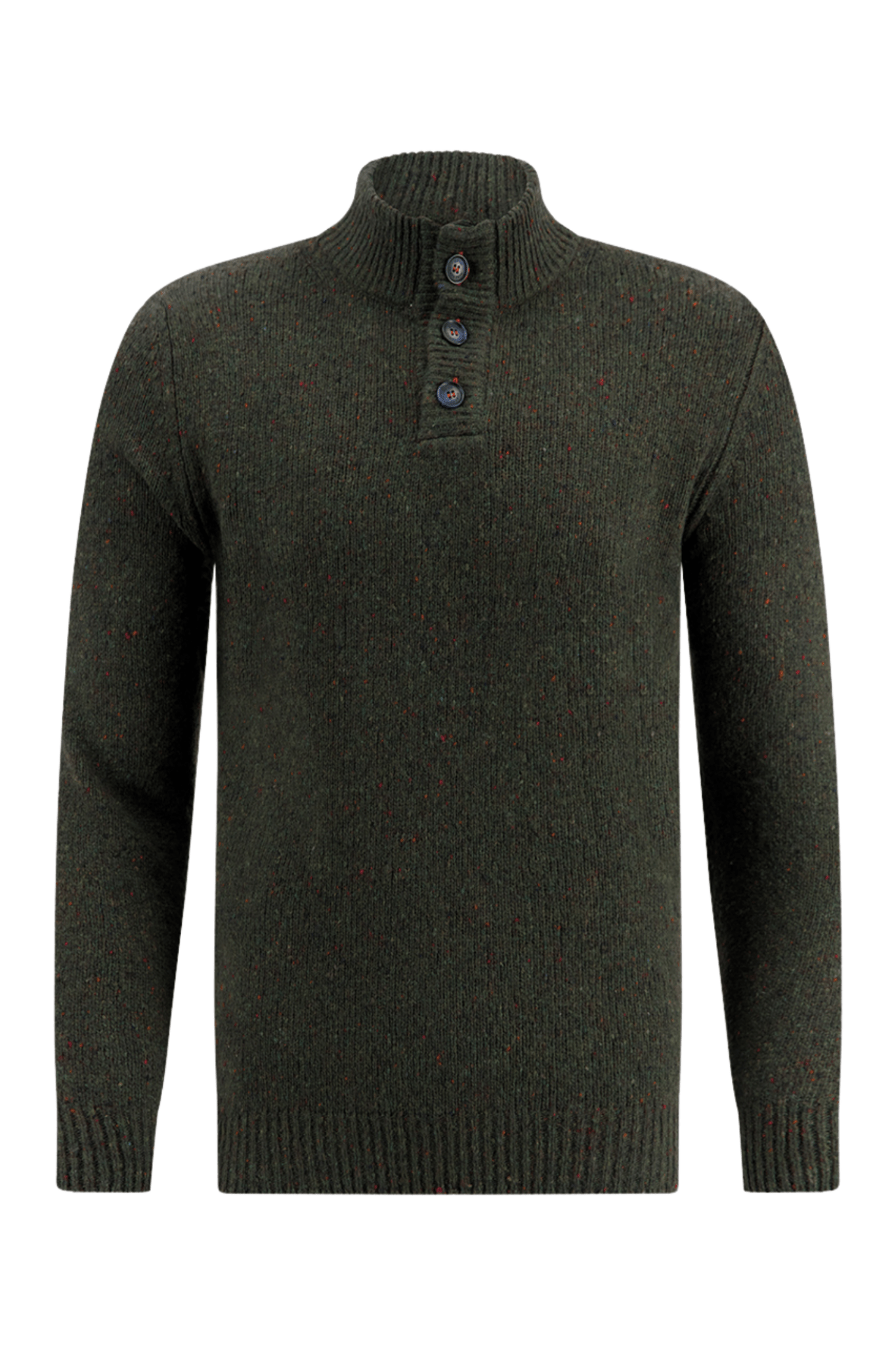 A Fish Named Fred 32.504 Men's Jumper Knitted Hedge Green. Shop now at Dotique