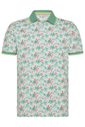 A Fish Named Fred Men's Polo Shirt 31.302 Light Green Monkey - Dotique