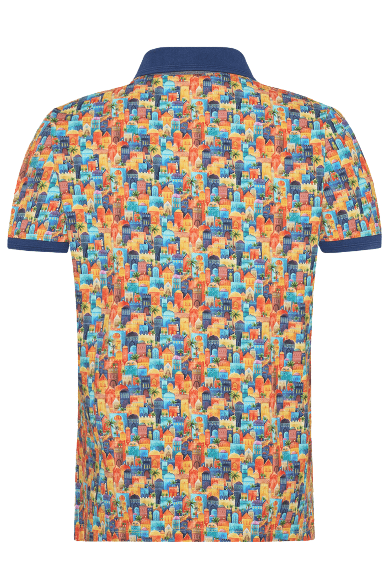 A Fish Named Fred Men's Polo Shirt 31.305 Multicolour All Colour Town - Dotique