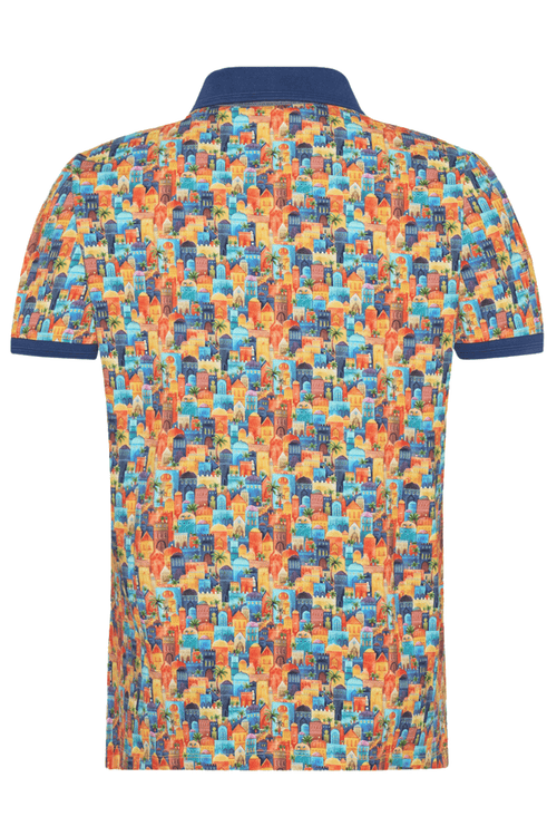 A Fish Named Fred Men's Polo Shirt 31.305 Multicolour All Colour Town - Dotique