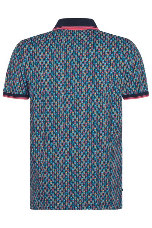 A Fish Named Fred Men's Polo Shirt 31.307 Navy Boats - Dotique