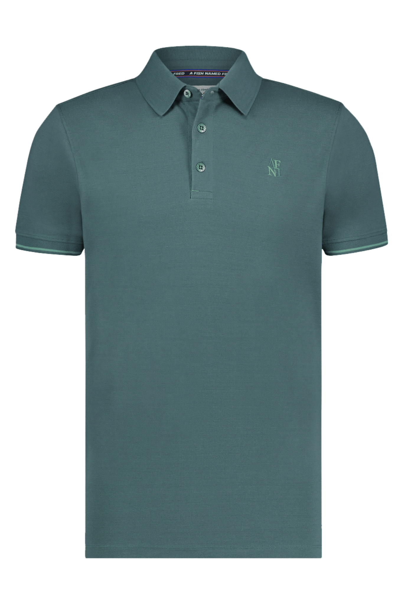 A Fish Named Fred Men's Polo Shirt Forest Green 99.3001 - Dotique