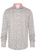 A Fish Named Fred Men's Shirt Boat - Multi Colour Green 31.017