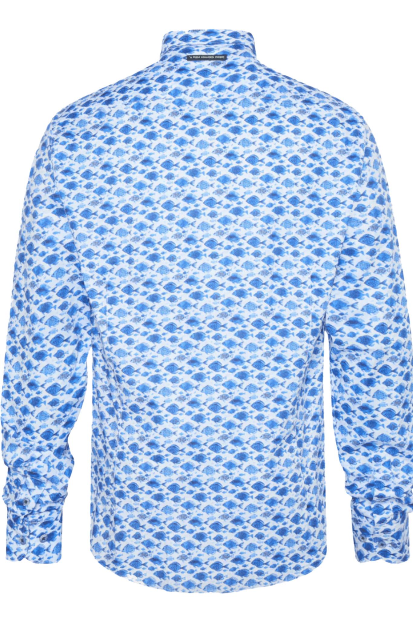 A Fish Named Fred Men's Shirt Fish - Cobalt 31.016