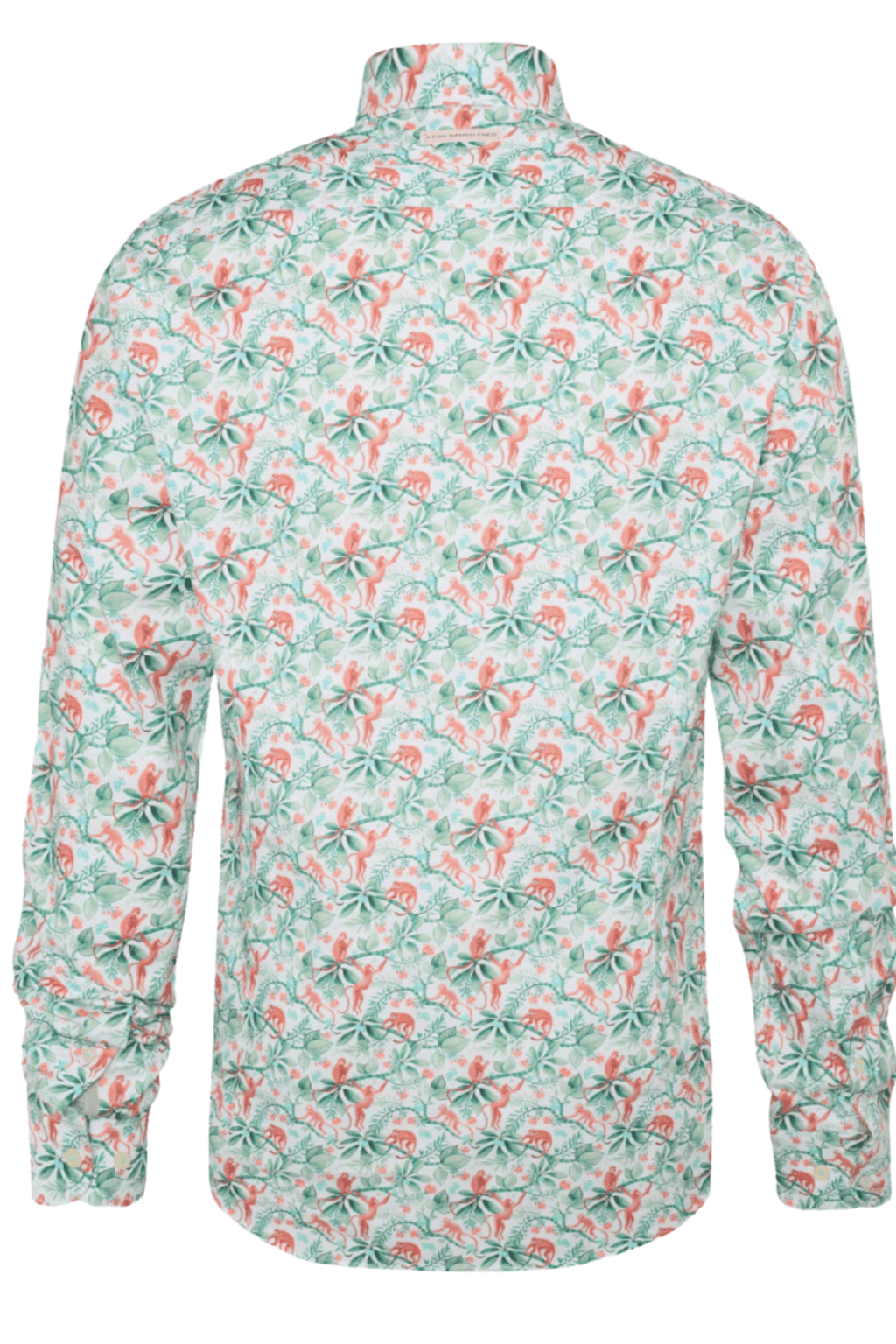 A Fish Named Fred Men's Shirt Monkey - Light Green 31.010