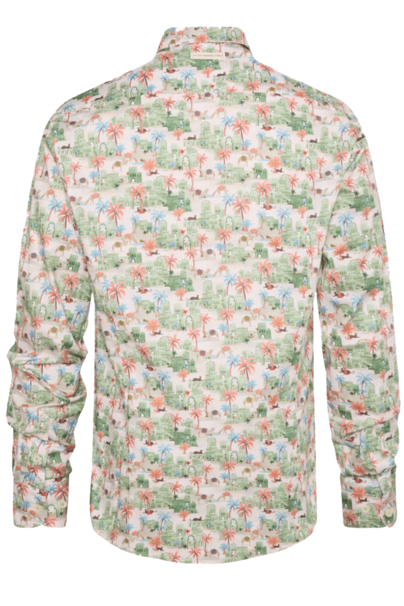 A Fish Named Fred Men's Shirt Oasis - Light Green 31.012
