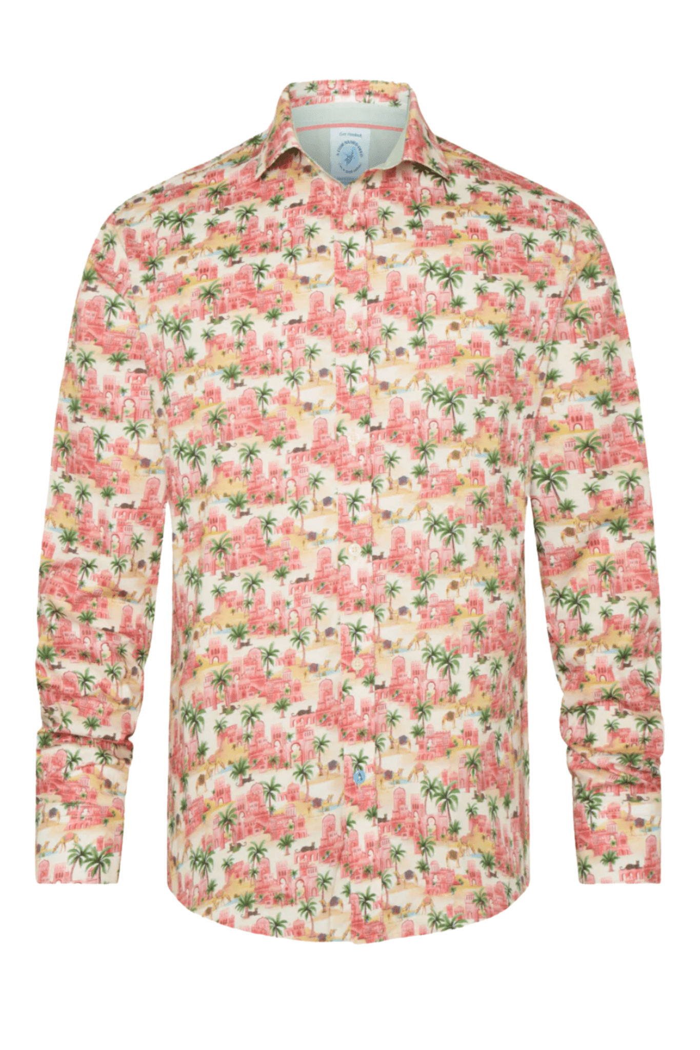 A Fish Named Fred Men's Shirt Oasis - Rose Pink 31.012