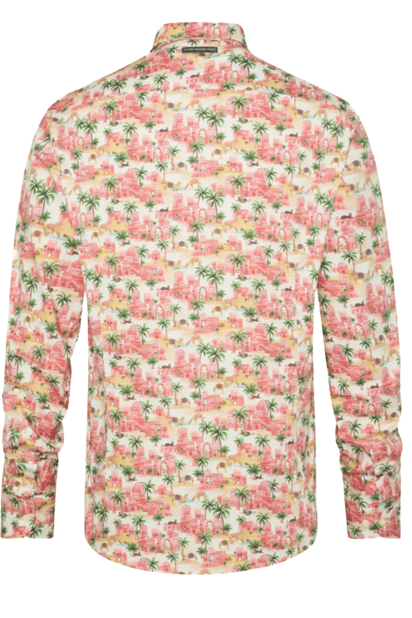 A Fish Named Fred Men's Shirt Oasis - Rose Pink 31.012
