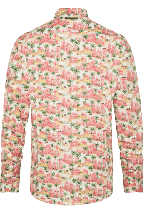 A Fish Named Fred Men's Shirt Oasis - Rose Pink 31.012