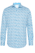 A Fish Named Fred Men’s Shirt Tajine Light Blue 31.001