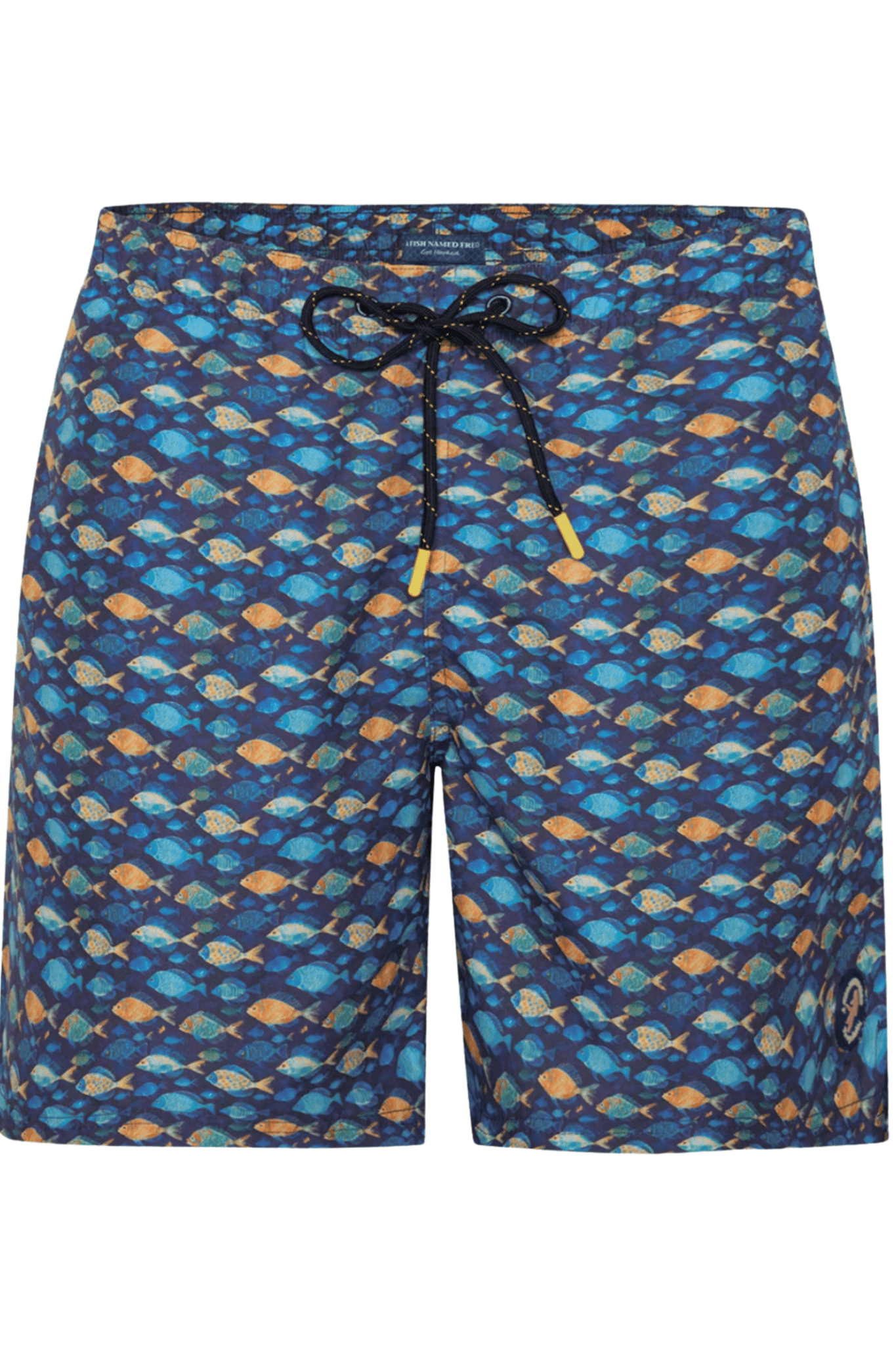 A Fish Named Fred Men’s Swimshort Navy Fish - 31.256 – Dotique
