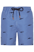 A Fish Named Fred Men's Swimshort Shark - Navy 31.251 - Dotique