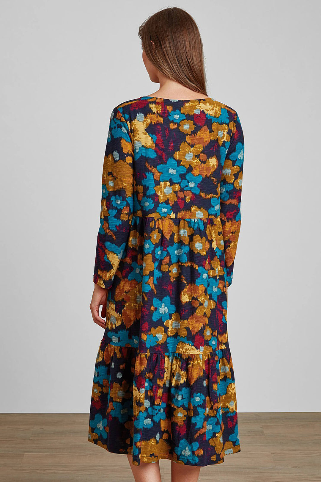 Adini 345101BS049 Multicoloured Sirius Blurry Floral Dress - Dotique